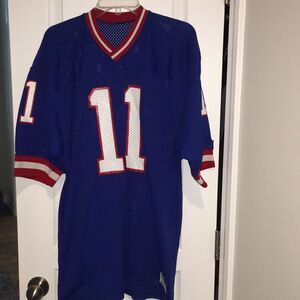Vintage Buffalo Bills Rob Johnson 11 Old School Retro  Sandknit Football Jersey